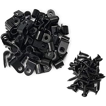 100 Fascette Fermacavi In Nylon R-Type 1/2 Pollice &ndash; Xscorpion RCC12B &ndash; Nere, Per Tubi E Fili Elettrici