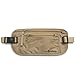 Money Belt - RFID Blocking Travel Wallet For Passport, Money, Credit Card, Documents, and Phone - Tan