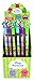 TINYMILLS 24 Pcs Monsters Multi Point Pencils Stackable Pencil with Eraser for Halloween Monster Party Favor Prize Carnival Goodie Bag Stuffers Classroom Rewards