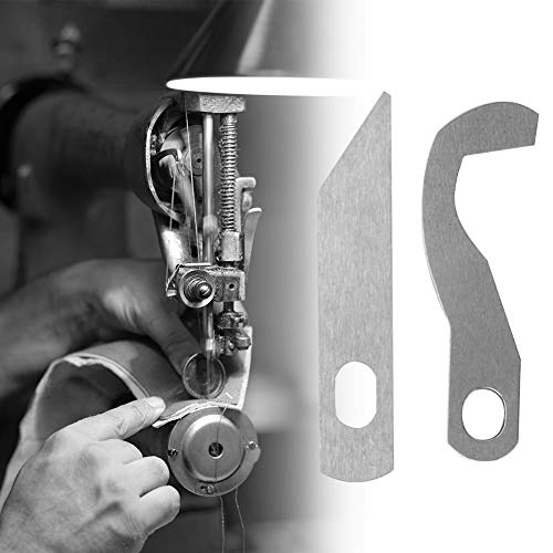 Overlock Knife Blade Set, Blade Overlock Knife for Overlock Knife, Upper Knife, Lower Knife, Overlock Knife for Sewing Machine Replacement