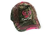 Camo Cutie Cap,Mossy Oak Camo Cap with pink Trim and logo