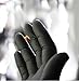 HALYARD Black-FIRE Nitrile Exam Gloves, Powder-Free, 5.5 mil, Medium, 44757 (Box of 150)