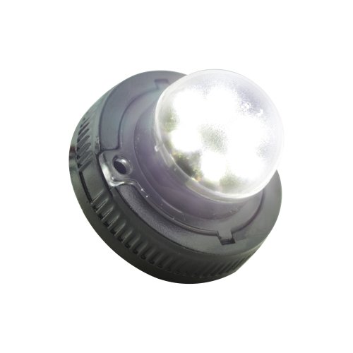 LAMPHUS SnakeEye II SEHA16 LED Hideaway Strobe Warning Lights [SAE Class 3] [72 Modes] [6 Watt] [Weatherproof] Flashing Lights for Police & Firefighter Emergency Vehicles - White / White