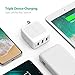 USB Wall Charger RAVPower 3-Port 30W Travel Charger Multi Port USB Charger, Charging Adapter, Compatible Xs XS Max XR X 8 7 Plus, iPad Pro Air Mini, Galaxy S9 S8 Note 8 and More (White)