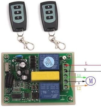 Controller Screen Display Digital Switch Wireless Rf 2ch 110v Ac Shutters Screen Projection Kit Switch Control Remote Wireless Window Door Garage Reversing Motor Ch 2 110v 1x 315mhz Control Controls The Best