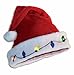 Forum Novelties 74024 Light Up Santa Hat, Multicolor, One Size fits Most, Pack of 1