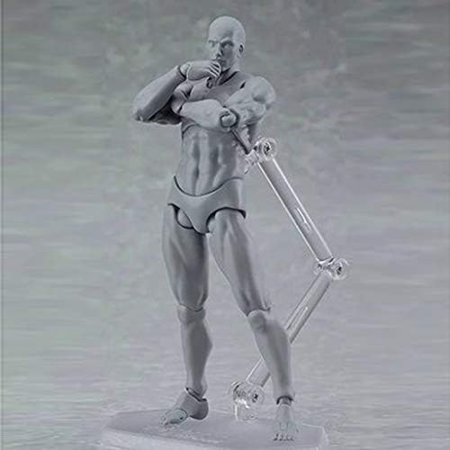 sunnymi Artists Action Figure Model Human Mannequin Man Woman Kits for Drawing, Sketching, Painting, Artist,Cartoon Figures Action (C)