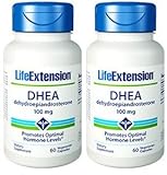 Life Extension DHEA 100 Mg, 60 vegetarian caps (120 caps)