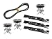 Cub Cadet 50" RZT Deck Rebuild Kit Blades Spindles Mower Troy Bilt MTD primary