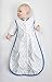 Amazing Baby Microfleece Sleeping Sack, Wearable Blanket with 2-way Zipper, Use after Swaddle Transition, Playful Dots, Blue, Large (12-18 mo)