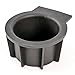 Front Center Console Cup Holder Rubber Insert for 2009-2014 Compatible with Ford F-150 Trucks Without Flow Through Center Console - OEM 2L1Z7813562A (Verify Center Console for Proper Fitment) Black