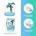 Palm Tree Pool Float with A Detachable Play Ball - Hill & Amber Giant Inflatable Pool Floats, Summer Inflatable Raft, Outdoor Water Lounge for Adults & Kids