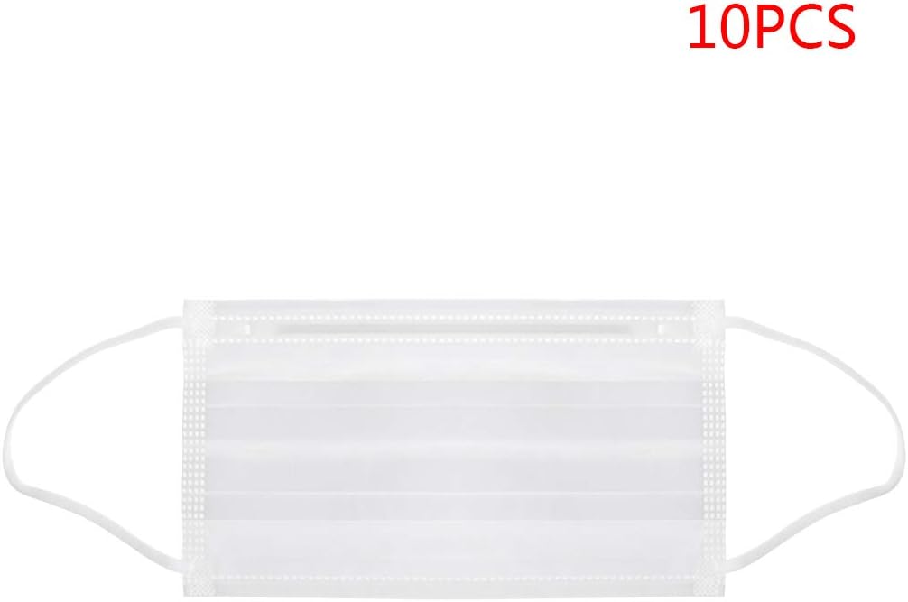 WuLi77 10pcs /50pcs Anti Dust 3 Layers Face Masks Virus Protection Mouth Mask
