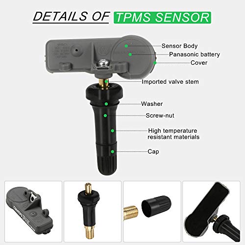 CDWTPS 13581558 GM Tire Pressure Sensor, 315MHZ Tire Pressure