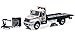 2013 International Durastar Flatbed Tow Truck With Gas Monkey Garage Tool Box and Engine Hoist HD Trucks Series 5 1/64 by Greenlight 33050 C