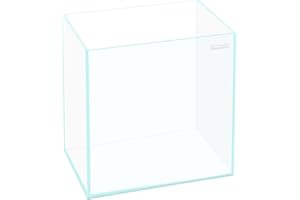 LYPHARD AQUARIUMS 39 Gallon Tall Rimless Aquarium, Ultra Clear Low Iron Large Fish Tank, L19.7×W19.7×H23.6 Glass Thickness 10mm with EVA Foam Leveling Mat