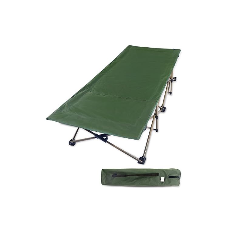 REDCAMP Folding Camping Beds for adults, 28" Extra Wide Heavy Duty