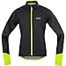 Gore Bike WEAR, Men´s, Road Cyclist Jacket, Waterproof, Gore-TEX Active, Power GT AS, Size M, Black/Neon Yellow, JGPOWR