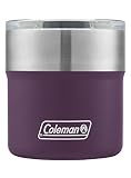 Coleman Sundowner Insulated Stainless Steel Rocks Glass, Violet, 13 oz.