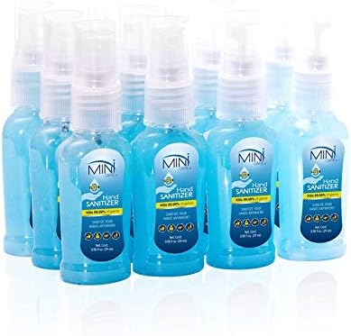MINi Care Fresh Advanced Hand Sanitizer Alcohol Free Spray Travel Size 1 oz (Pack of 12)