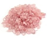 Crystal Allies Materials: 1/2lb Bulk Tumbled Pink Rose Quartz Crystals from Brazil - Small 1/2