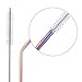 Stainless Steel Straws Iridescence Colors, Fits 30 oz Tumbler, Extra Long Reusable Ecofriendly (30oz, Straight 3 Bend 3)