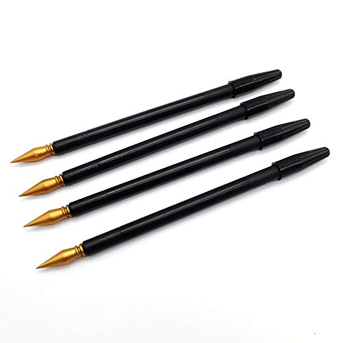 C-pop Scratch Coloring Pens, Dual Tips Coloring Stylus for Scratch Art, Stylus Sticks, Art Stick, Scratch Art Tool, Scratch off Pen (Pack of 4)