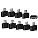 USB to Micro OTG Adapter 10 Pack Woodcovo OTG Connecter USB A to Micro USB Adaptor Data Syncing and Charging Micro Converter for Samsung, Micro Devices