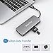 USB C Hub, 8-in-1 USB C Adapter with 4K HDMI, 100W Power Delivery, USB 3.0 Ports, 1Gbps Ethernet Port and SD/TF Card Readers for MacBook/Pro/Air, Type-C Laptops, iPad Pro and More
