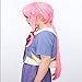 Amybria Straight Future Diary Mirai Nikki Gasai Yuno Cosplay Wig Pink