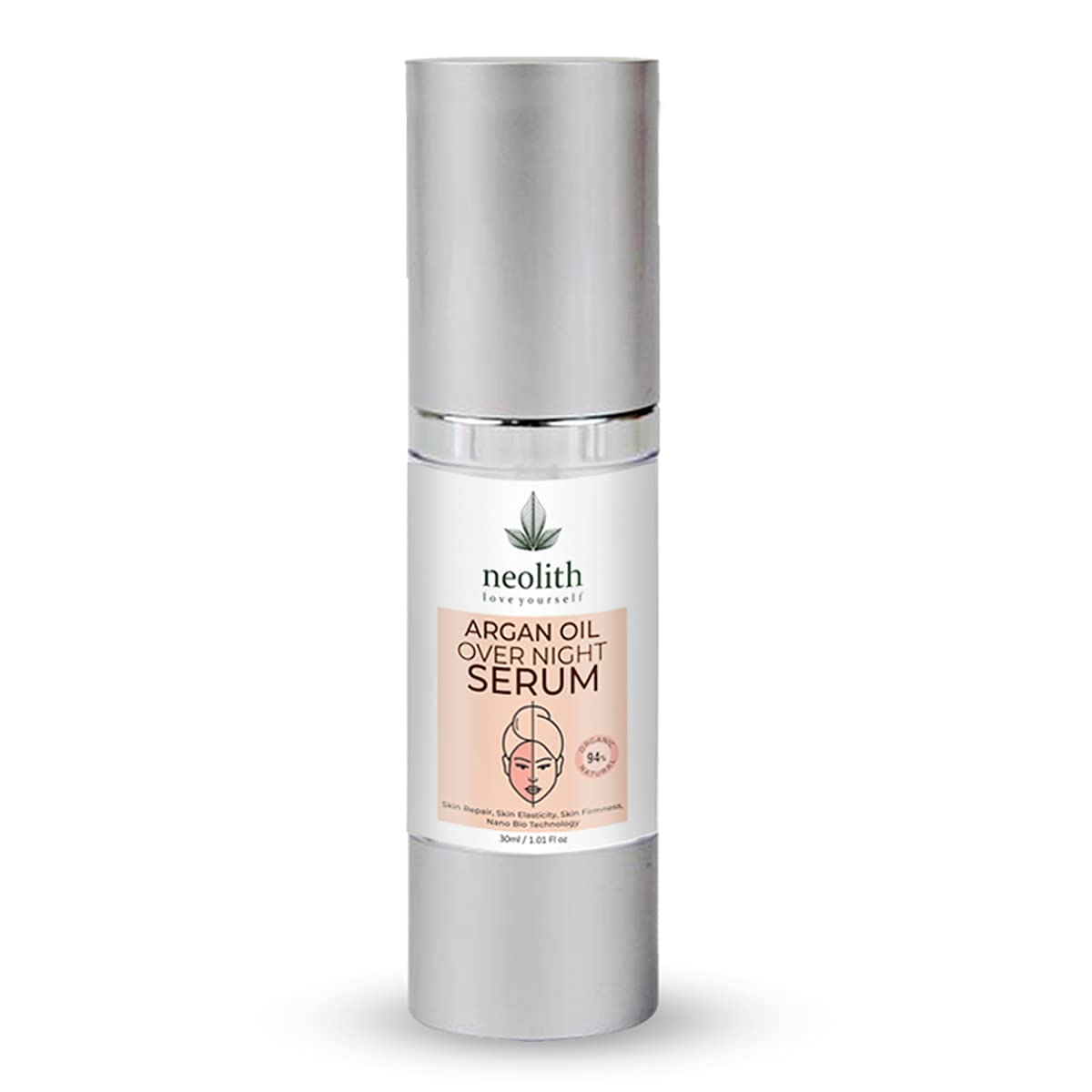 Neolith Argan Oil Over Night Face Serum || Anti Aging Face Serum for skin collagen boosting and skin tightening | 94% Organic, No Paraben, No Phthalates, No Silicon, No Mineral oil