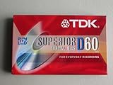 TDK Superior D60 Cassette Tapes