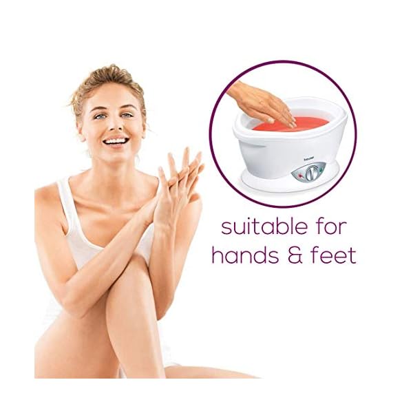 Beurer-MP70-Paraffin-Wax-Bath-For-supple-skin-on-your-hands-feet-and-elbows-Promotes-deeper-absorption-of-moisture-and-nutrients-Includes-2-x-450g-of-scented-paraffin-wax-plastic-foils-58932 Beurer MP70 Paraffin Wax Bath | For supple & soft skin on your hands, feet and elbows | Promotes deeper absorption of…