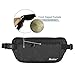 Becko RFID Blocking Money Waist Belt Water-Resistant Waist Stash Anti-Theft Passport Holder Pouch for Outdoor Travelling, Running, Hiking, Cycling, Jopping