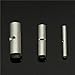 Lucksender 150pcs Silver Metal Uninsulated Wire Ferrule Cable Crimp Terminals Butt Connector(10 -12 AWG (4.0-6.0mm?) / 14 -16 AWG (1.5-2.5mm?) / 18 - 22 AWG (0.5-1.5mm?),each size 50pcs)