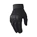 HIKEMAN Tactical Army Military Rubber Hard Knuckle Outdoor Full Finger Gloves for Men Fit for Cycling Motorcycle Hiking Camping Airsoft Paintball (Black, Large) …