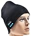 ZenNutt Bluetooth Beanie Hat Unisex Black Knit Cap Wireless Musical Running Headphones Hat with 2 Speakers & Mic Unique Tech Christmas Gifts for Men Women Teen Boys Girls