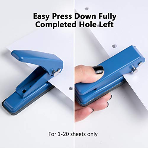 Single Hole Punch Heavy Duty Paper Hole Puncher Small One Hole Punch