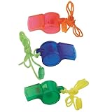 Whistle Party Favors, 4ct