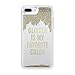 Incipio Technologies KSIPH-051-GLD Kate Spade New York Liquid Glitter Case fits Apple iPhone 7 Plus - Glitter is My Favorite Color (Gold/Clear)