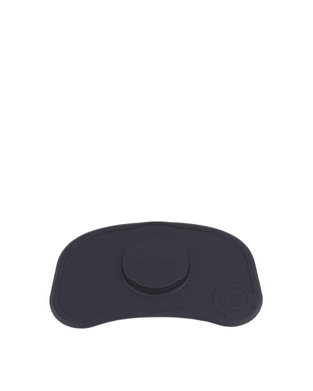 Twistshake Click-Mat Mini 31 x 17 cm Non-Slip Feeding Placemat for Most Highchair Trays, Placemat Grade Strong Suction, BPA Free, 6+ Months, Black D2C