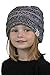 Funky Junque Kids Beanie (NO POM) - Grey/Black #31