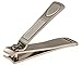 Spa's Premium Nail Clipper Set with Built-In Nail Files, Stainless Steel Fingernail Clippers and Toenail Clippers, Velvet String Carrying Pouch - Professional Spa Quality Precision Nail Care Tools
