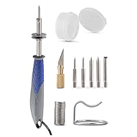 Chandler Tool Soldering Iron Kit - 30 Watt - Professional Quality Solder Iron With 5 Long-Life Tips + Stand + Lead-Free Wire