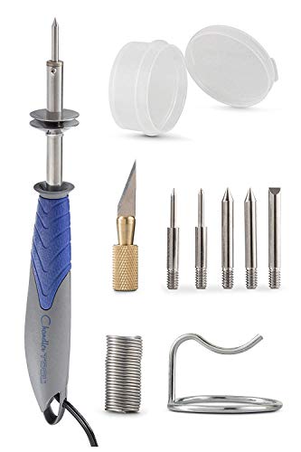 Chandler Tool Soldering Iron Kit - 30 Watt - Professional Quality Solder Iron With 5 Long-Life Tips + Stand + Lead-Free Wire - Thumbnail 6