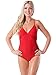 BAWDY Women's Retro One Piece Plus Size Monokini Swimsuit - Designed in USA