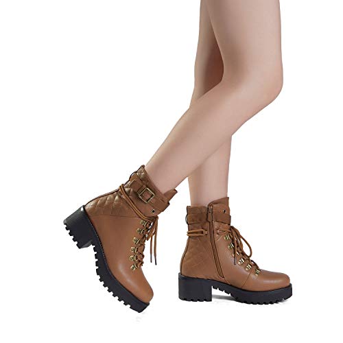 lace up platform ankle booties