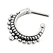 D&M Jewelry 12pcs-24pcs Stainless Steel U-Shape Horseshoe Nose Rings 16g Septum Piercing Ring (9PCS: Gauge:14g(1.6mm))