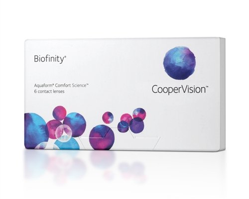 Biofinity Contact Lenses (6 lenses/box - 1 box)