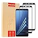 [2-Pack] Pulen Screen Protector for Samsung Galaxy A8+ 2018,HD 0.3MM Slim 9H Tempered Glass [Anti-Scratch] [Bubble Free] Extreme Hardness with Lifetime Replacement Warranty (Black)